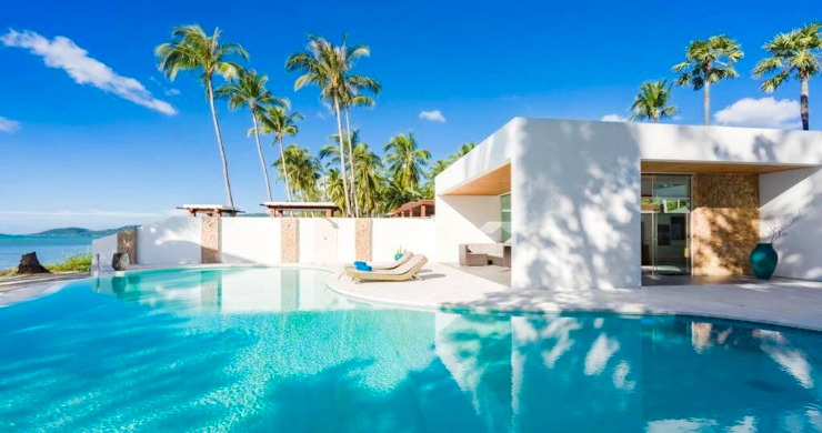 koh samui beachfront villa for sale 3 bed lipa noi 31837