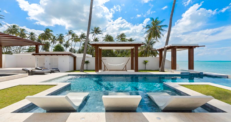koh samui beachfront villa for sale 5 bed lipa noi 89559066